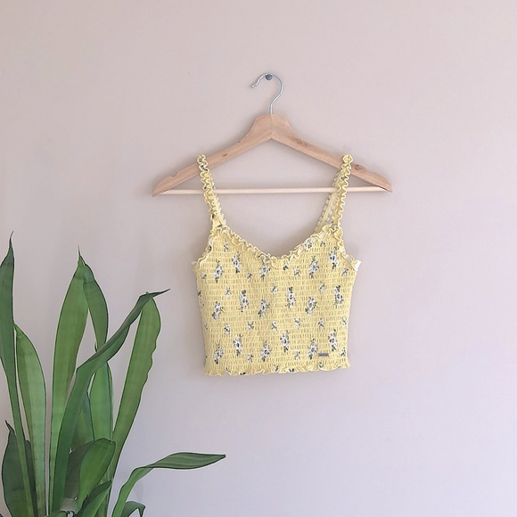 DONATED - Hollister Smocked Ruffle Cami - Picture 4 of 8